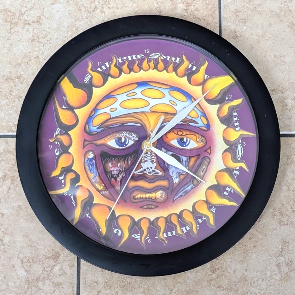 Sublime Sun Wall Clock